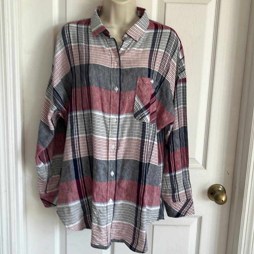 Rails oversized buttons down shirt